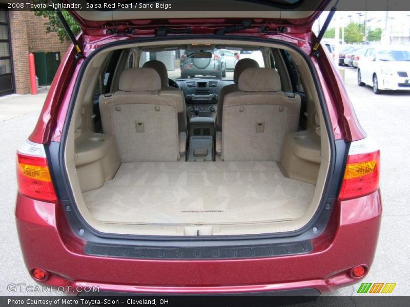 Salsa Red Pearl / Sand Beige 2008 Toyota Highlander