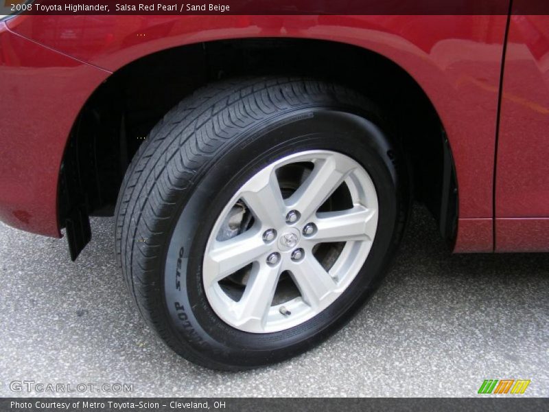 Salsa Red Pearl / Sand Beige 2008 Toyota Highlander