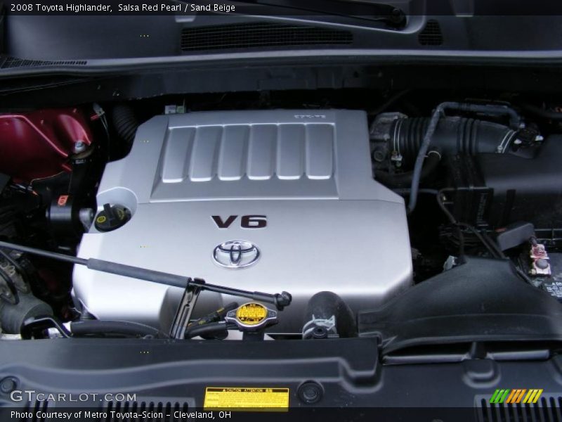 Salsa Red Pearl / Sand Beige 2008 Toyota Highlander