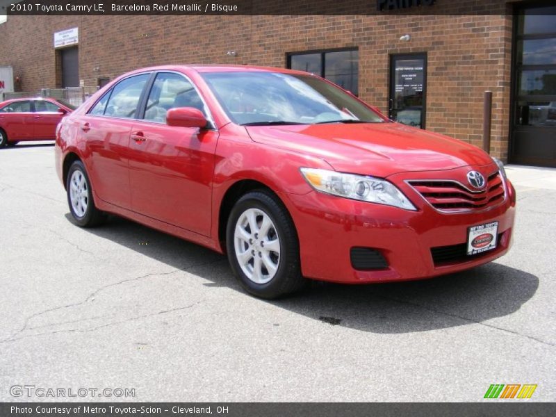 Barcelona Red Metallic / Bisque 2010 Toyota Camry LE