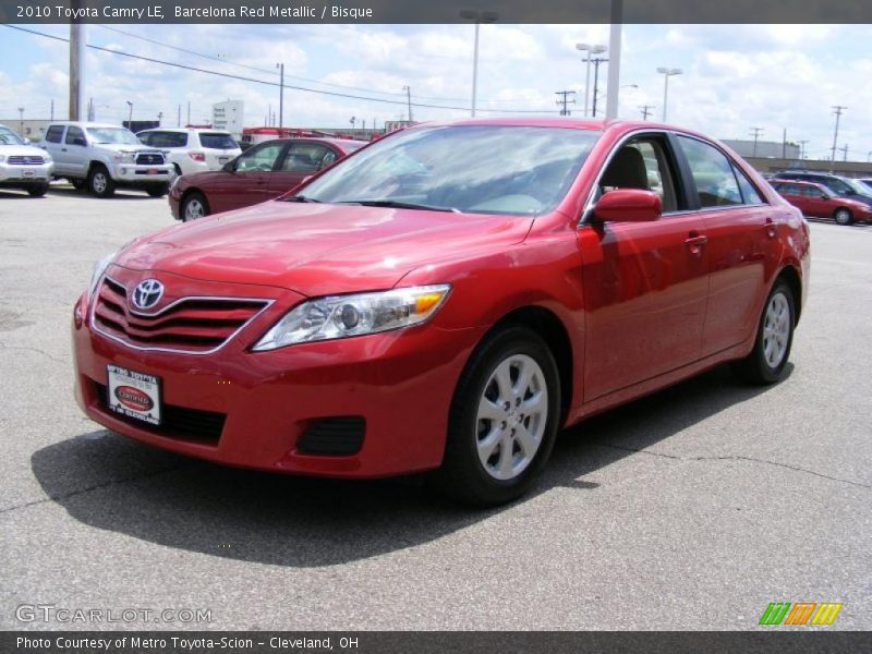 Barcelona Red Metallic / Bisque 2010 Toyota Camry LE