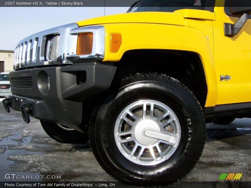 Yellow / Ebony Black 2007 Hummer H3 X