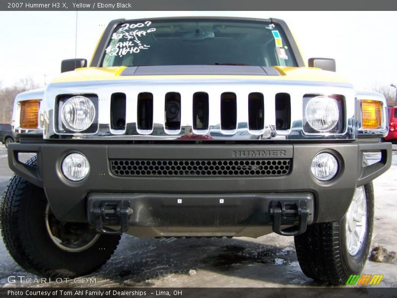 Yellow / Ebony Black 2007 Hummer H3 X