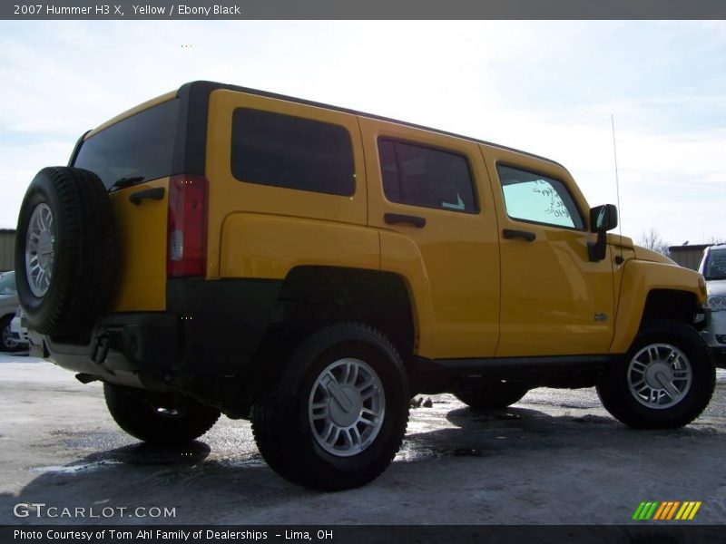 Yellow / Ebony Black 2007 Hummer H3 X