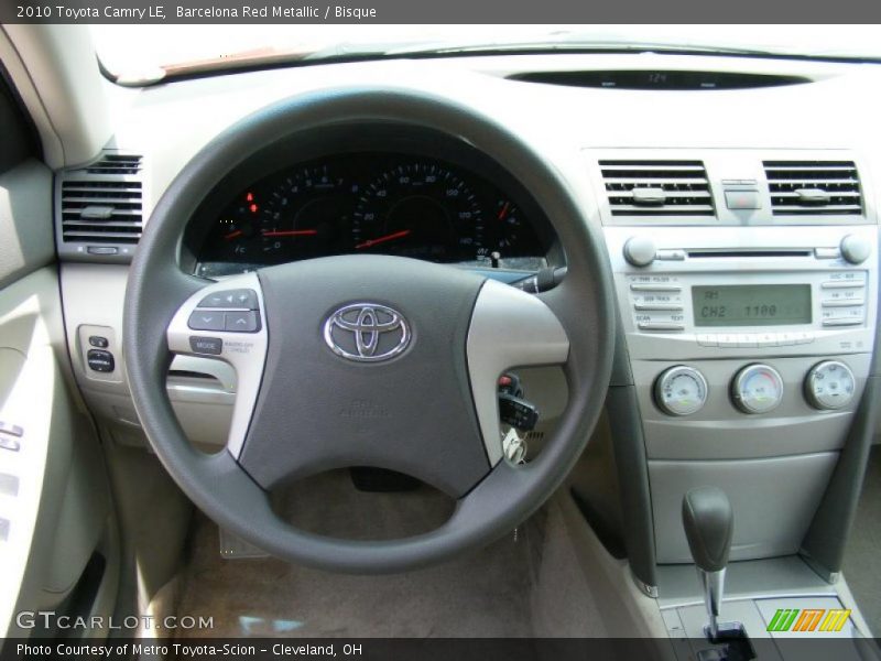Barcelona Red Metallic / Bisque 2010 Toyota Camry LE