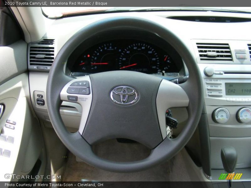 Barcelona Red Metallic / Bisque 2010 Toyota Camry LE