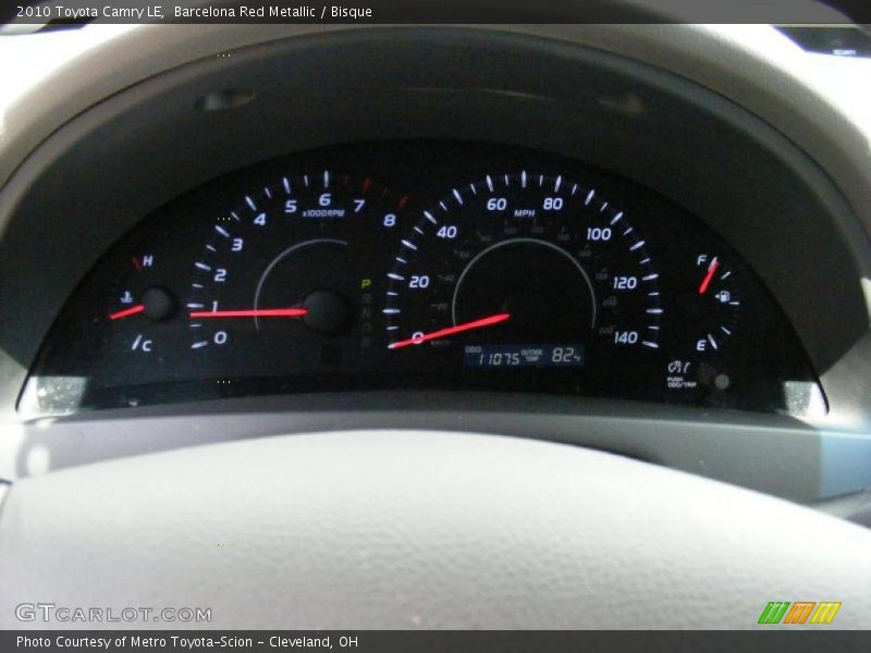 Barcelona Red Metallic / Bisque 2010 Toyota Camry LE