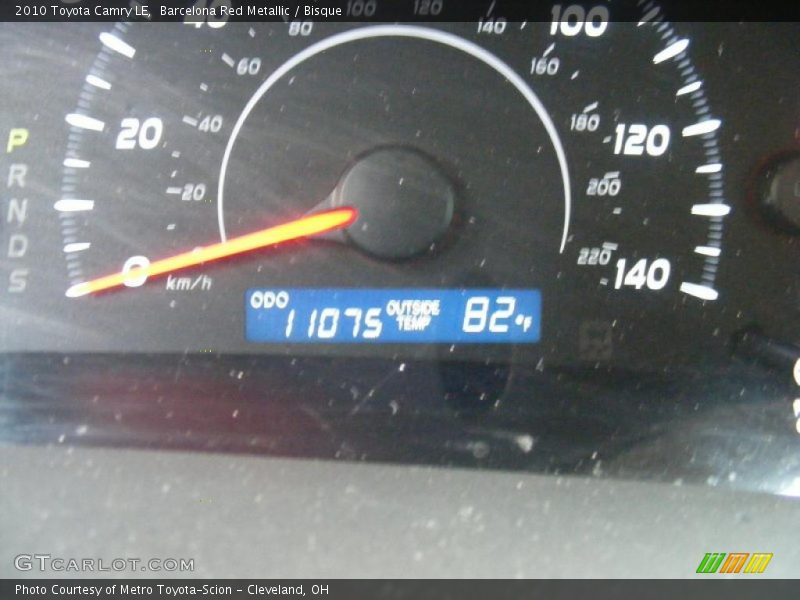 Barcelona Red Metallic / Bisque 2010 Toyota Camry LE