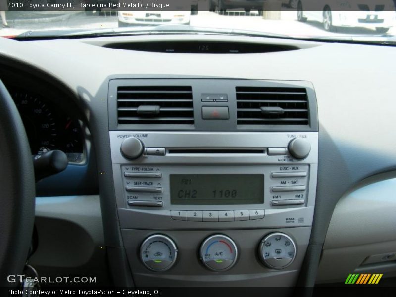 Barcelona Red Metallic / Bisque 2010 Toyota Camry LE