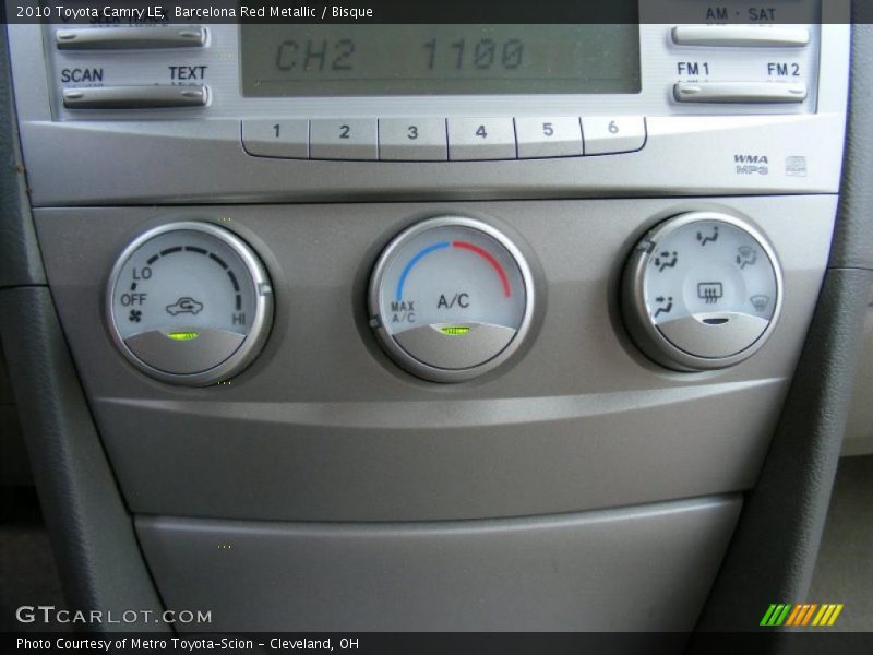 Barcelona Red Metallic / Bisque 2010 Toyota Camry LE
