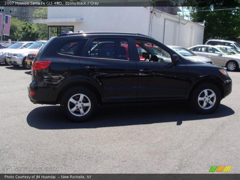 Ebony Black / Gray 2007 Hyundai Santa Fe GLS 4WD