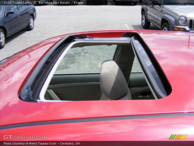 Barcelona Red Metallic / Bisque 2010 Toyota Camry LE