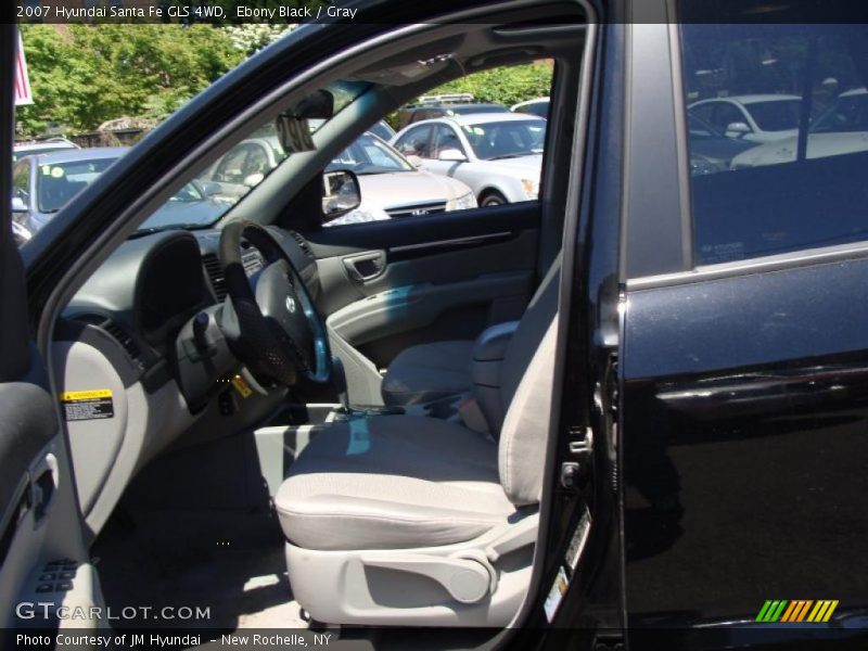 Ebony Black / Gray 2007 Hyundai Santa Fe GLS 4WD
