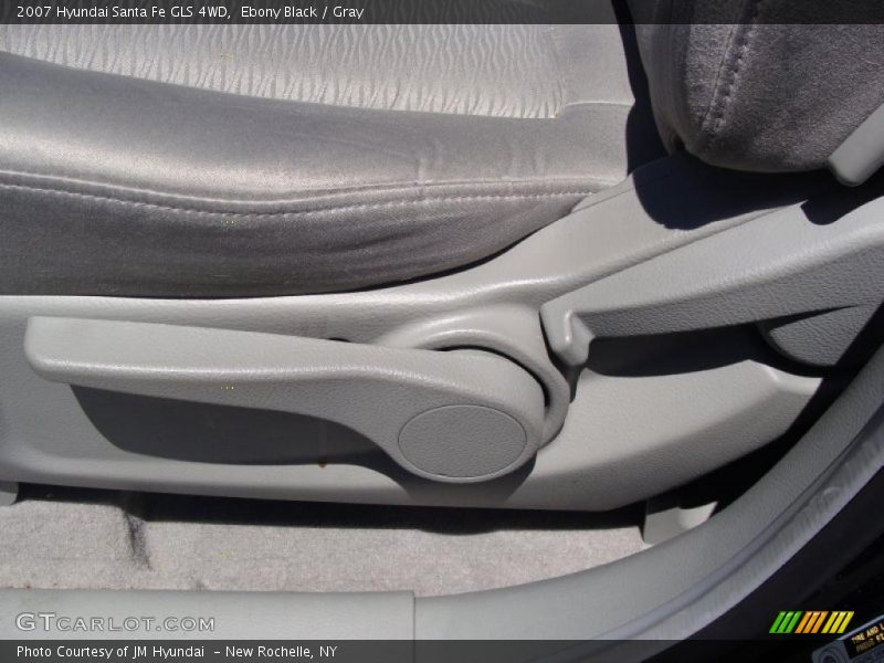 Ebony Black / Gray 2007 Hyundai Santa Fe GLS 4WD