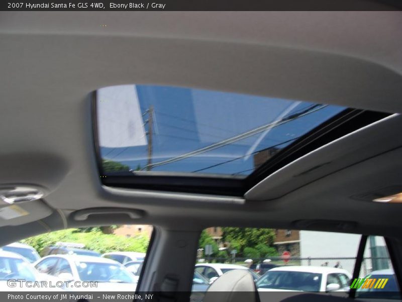 Ebony Black / Gray 2007 Hyundai Santa Fe GLS 4WD