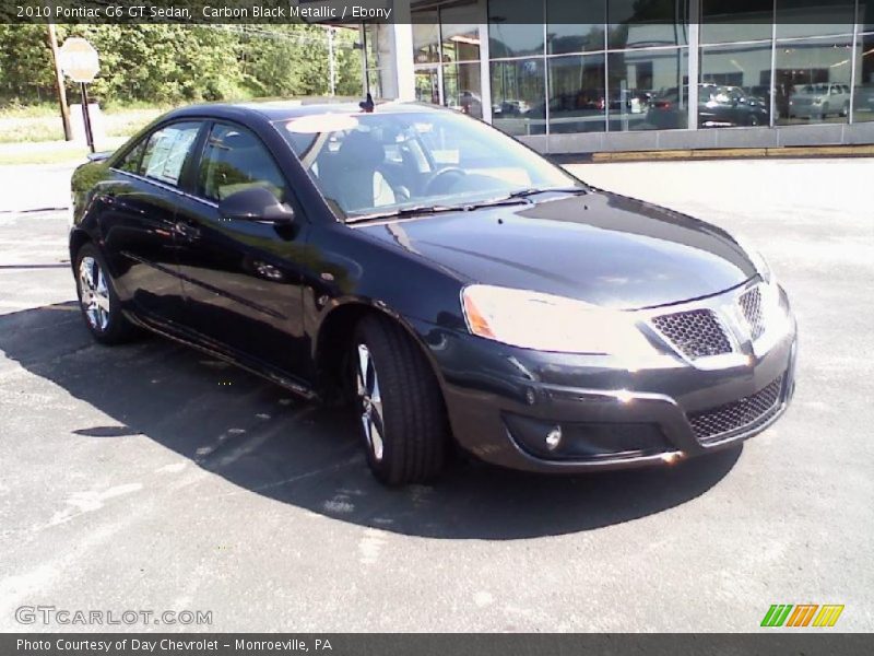 Carbon Black Metallic / Ebony 2010 Pontiac G6 GT Sedan