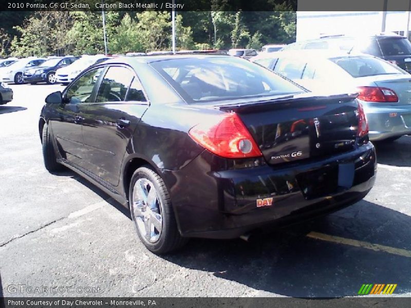 Carbon Black Metallic / Ebony 2010 Pontiac G6 GT Sedan