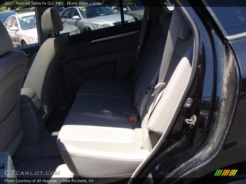 Ebony Black / Gray 2007 Hyundai Santa Fe GLS 4WD