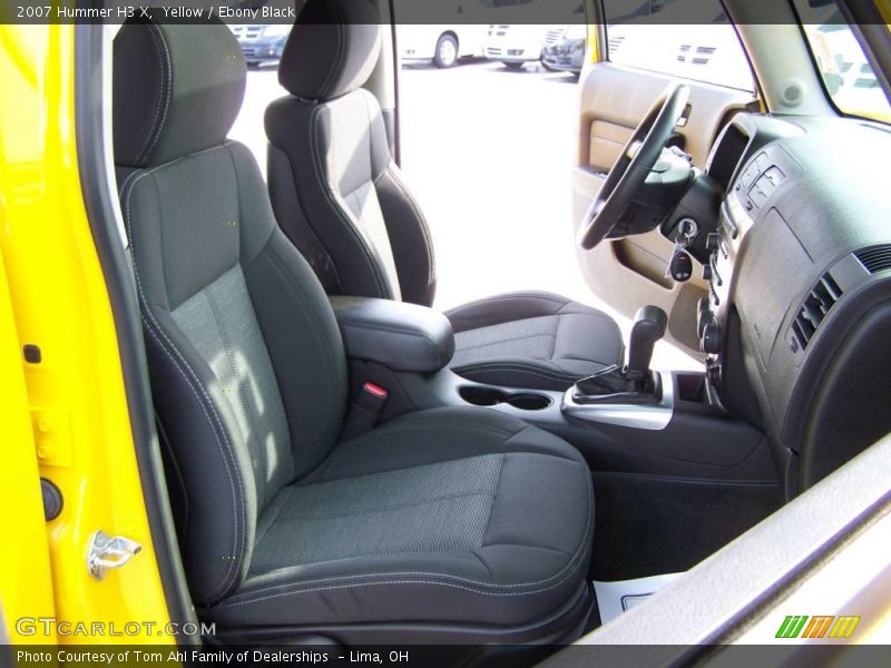 Yellow / Ebony Black 2007 Hummer H3 X