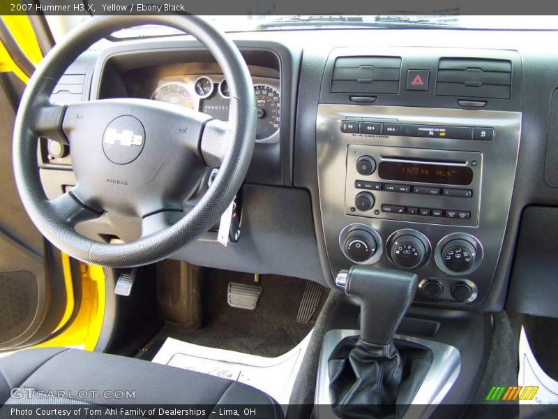 Yellow / Ebony Black 2007 Hummer H3 X