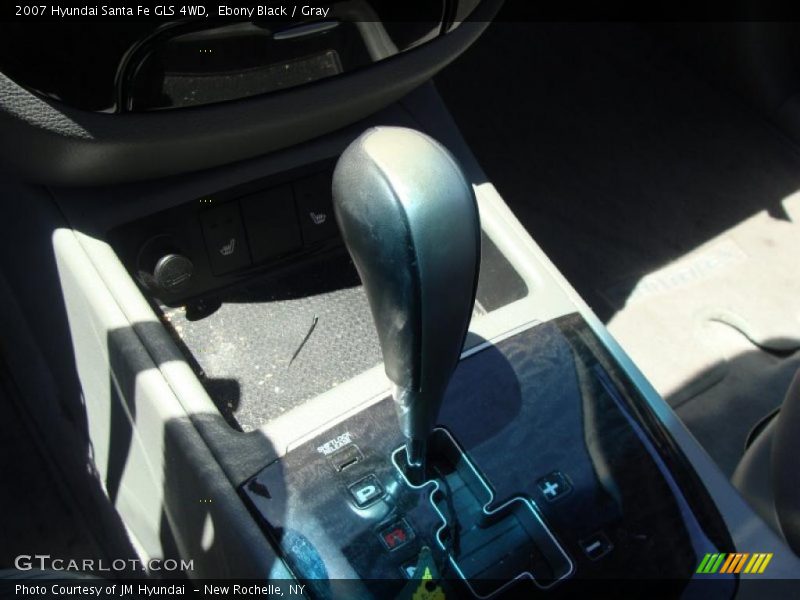 Ebony Black / Gray 2007 Hyundai Santa Fe GLS 4WD