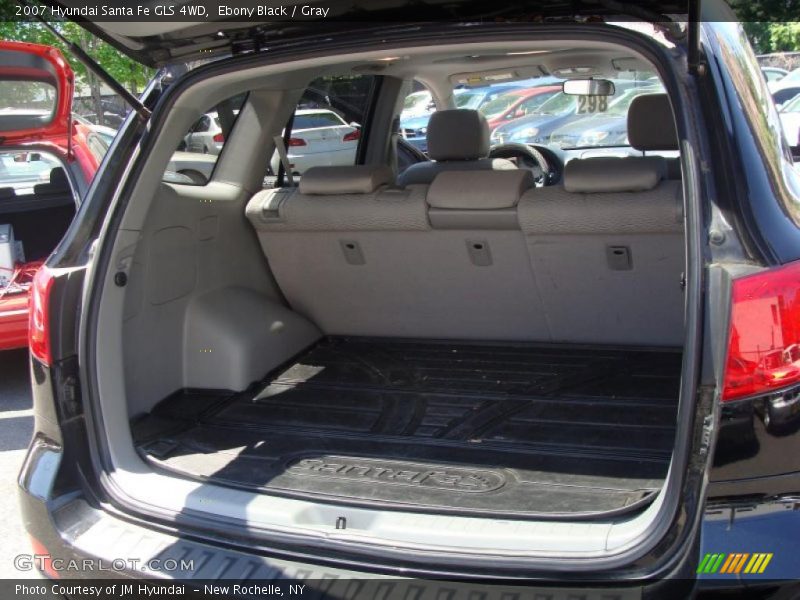 Ebony Black / Gray 2007 Hyundai Santa Fe GLS 4WD