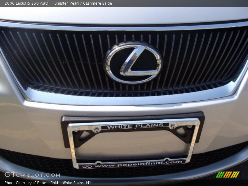Tungsten Pearl / Cashmere Beige 2006 Lexus IS 250 AWD