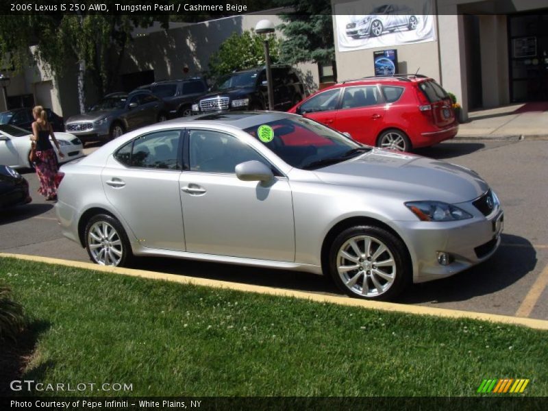 Tungsten Pearl / Cashmere Beige 2006 Lexus IS 250 AWD