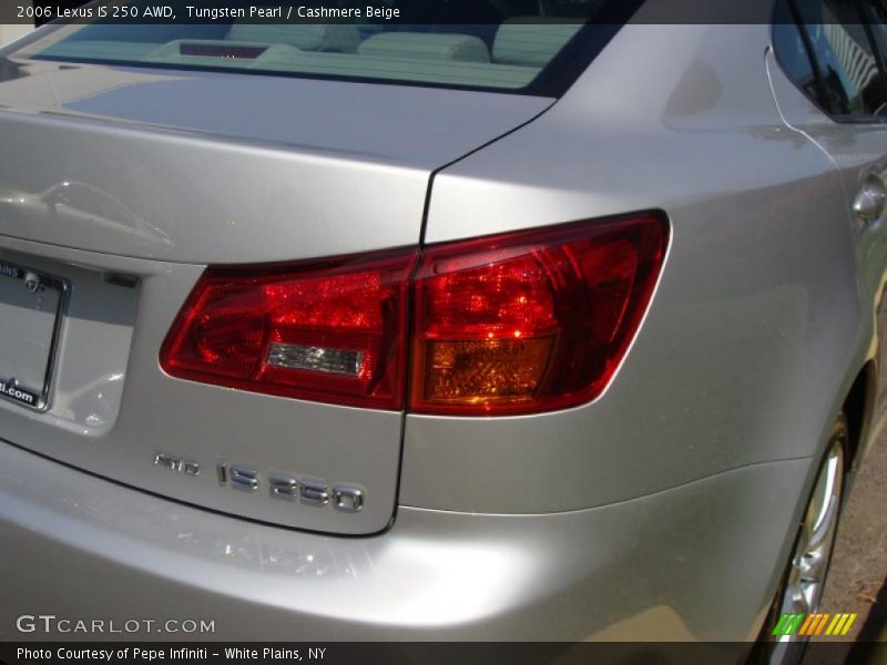 Tungsten Pearl / Cashmere Beige 2006 Lexus IS 250 AWD