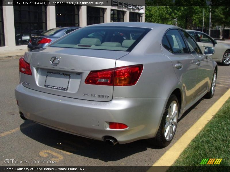 Tungsten Pearl / Cashmere Beige 2006 Lexus IS 250 AWD