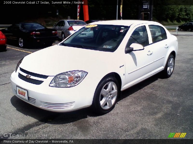 Summit White / Neutral 2008 Chevrolet Cobalt LT Sedan