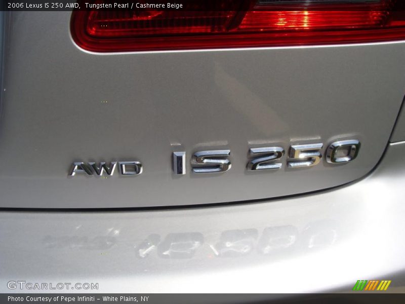 Tungsten Pearl / Cashmere Beige 2006 Lexus IS 250 AWD