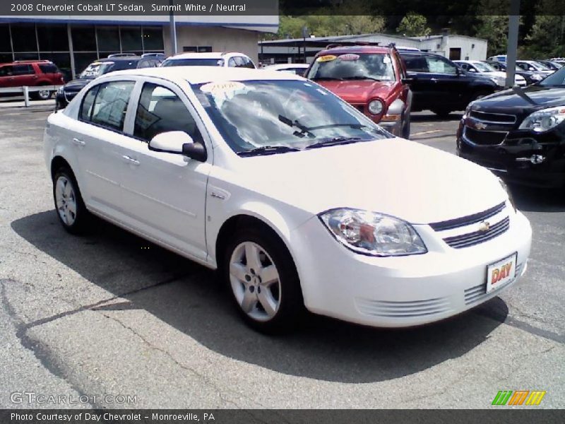 Summit White / Neutral 2008 Chevrolet Cobalt LT Sedan