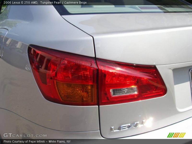 Tungsten Pearl / Cashmere Beige 2006 Lexus IS 250 AWD