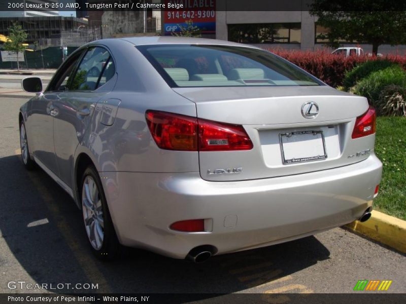 Tungsten Pearl / Cashmere Beige 2006 Lexus IS 250 AWD