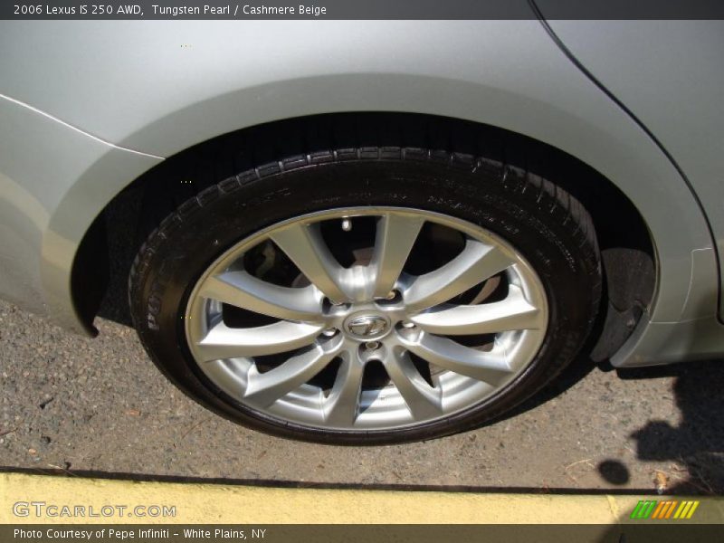 Tungsten Pearl / Cashmere Beige 2006 Lexus IS 250 AWD