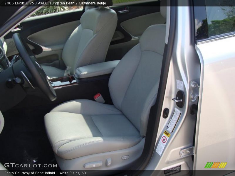Tungsten Pearl / Cashmere Beige 2006 Lexus IS 250 AWD