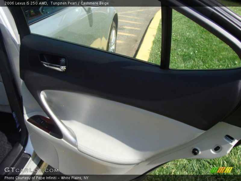 Tungsten Pearl / Cashmere Beige 2006 Lexus IS 250 AWD
