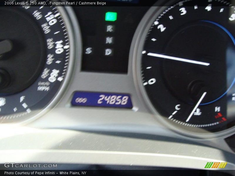 Tungsten Pearl / Cashmere Beige 2006 Lexus IS 250 AWD