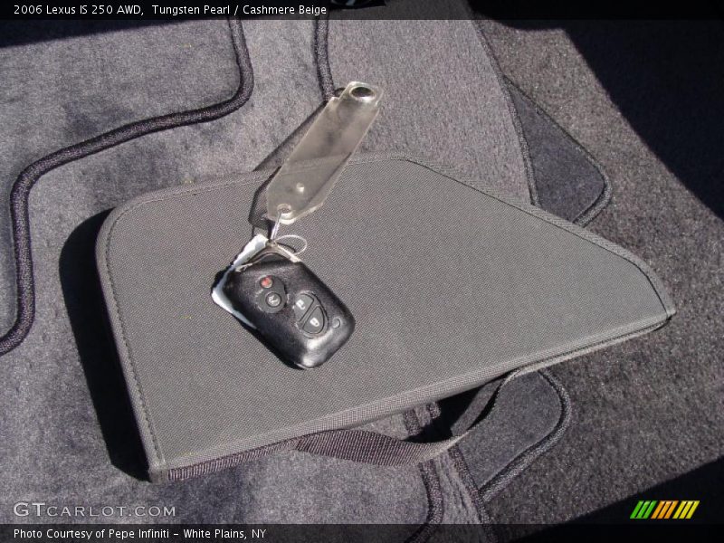 Tungsten Pearl / Cashmere Beige 2006 Lexus IS 250 AWD