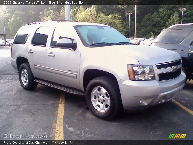Silver Birch Metallic / Ebony 2009 Chevrolet Tahoe LT 4x4