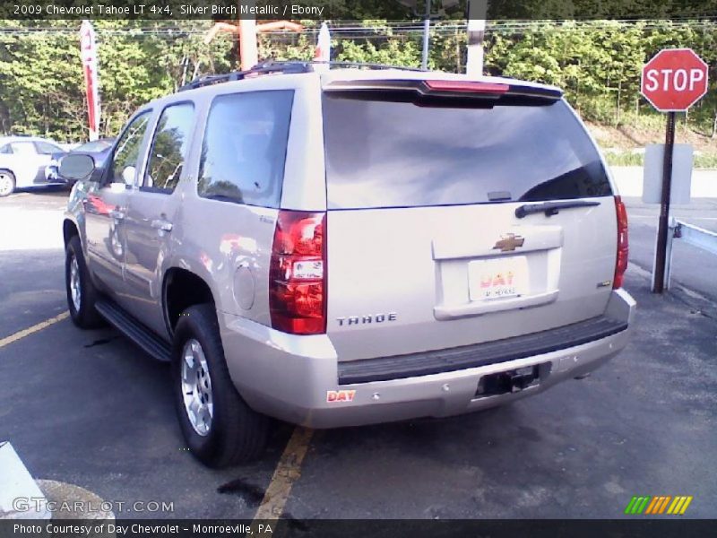 Silver Birch Metallic / Ebony 2009 Chevrolet Tahoe LT 4x4