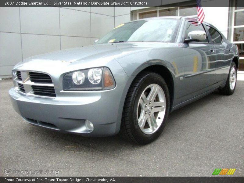 Silver Steel Metallic / Dark Slate Gray/Light Graystone 2007 Dodge Charger SXT