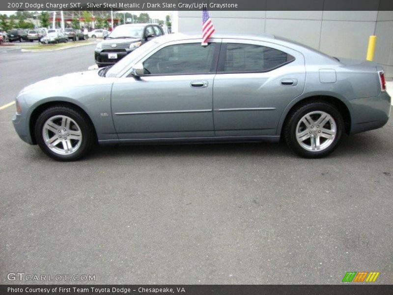 Silver Steel Metallic / Dark Slate Gray/Light Graystone 2007 Dodge Charger SXT