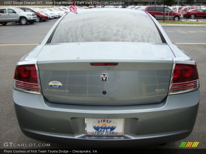 Silver Steel Metallic / Dark Slate Gray/Light Graystone 2007 Dodge Charger SXT