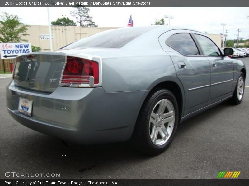 Silver Steel Metallic / Dark Slate Gray/Light Graystone 2007 Dodge Charger SXT