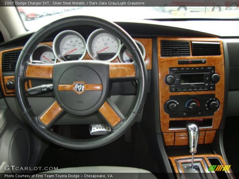 Silver Steel Metallic / Dark Slate Gray/Light Graystone 2007 Dodge Charger SXT