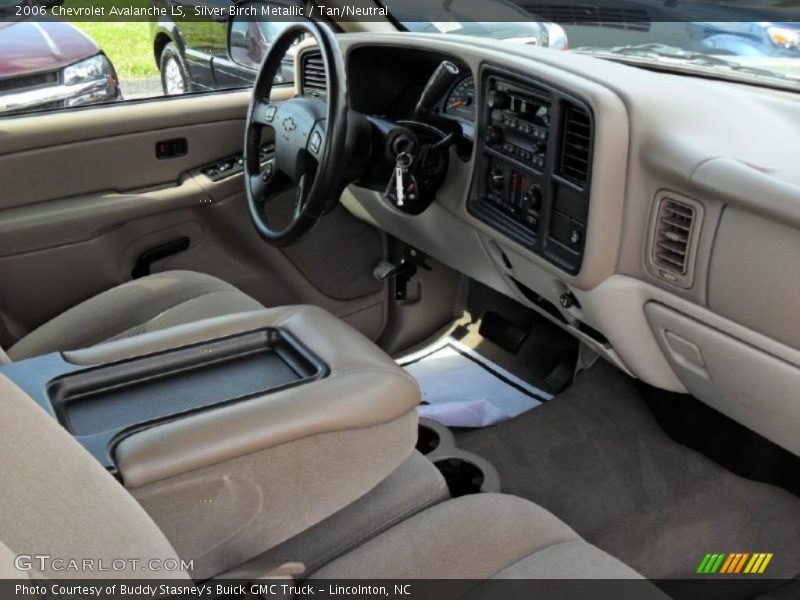 Silver Birch Metallic / Tan/Neutral 2006 Chevrolet Avalanche LS