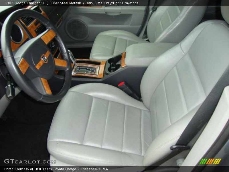 Silver Steel Metallic / Dark Slate Gray/Light Graystone 2007 Dodge Charger SXT