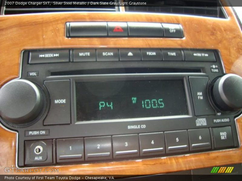 Silver Steel Metallic / Dark Slate Gray/Light Graystone 2007 Dodge Charger SXT